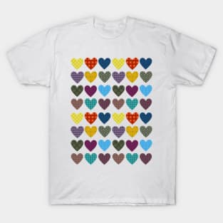 More Little Patterned Hearts T-Shirt